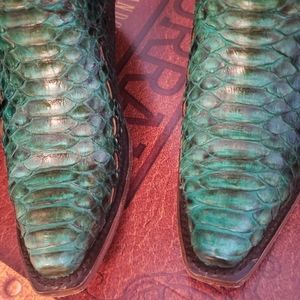 Corral Turquoise Python Boots